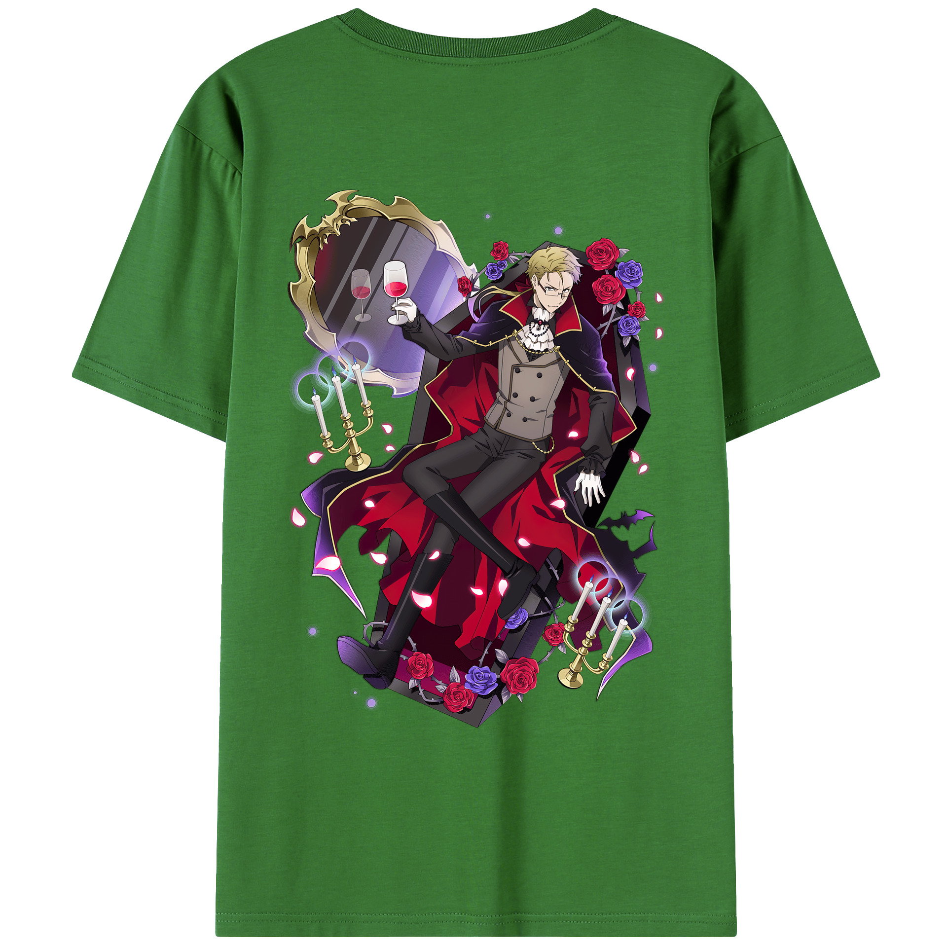 （画像用） 文豪ストレイドッグス Bungo Stray Dogs レディース半袖Tシャツ(バックプリント)